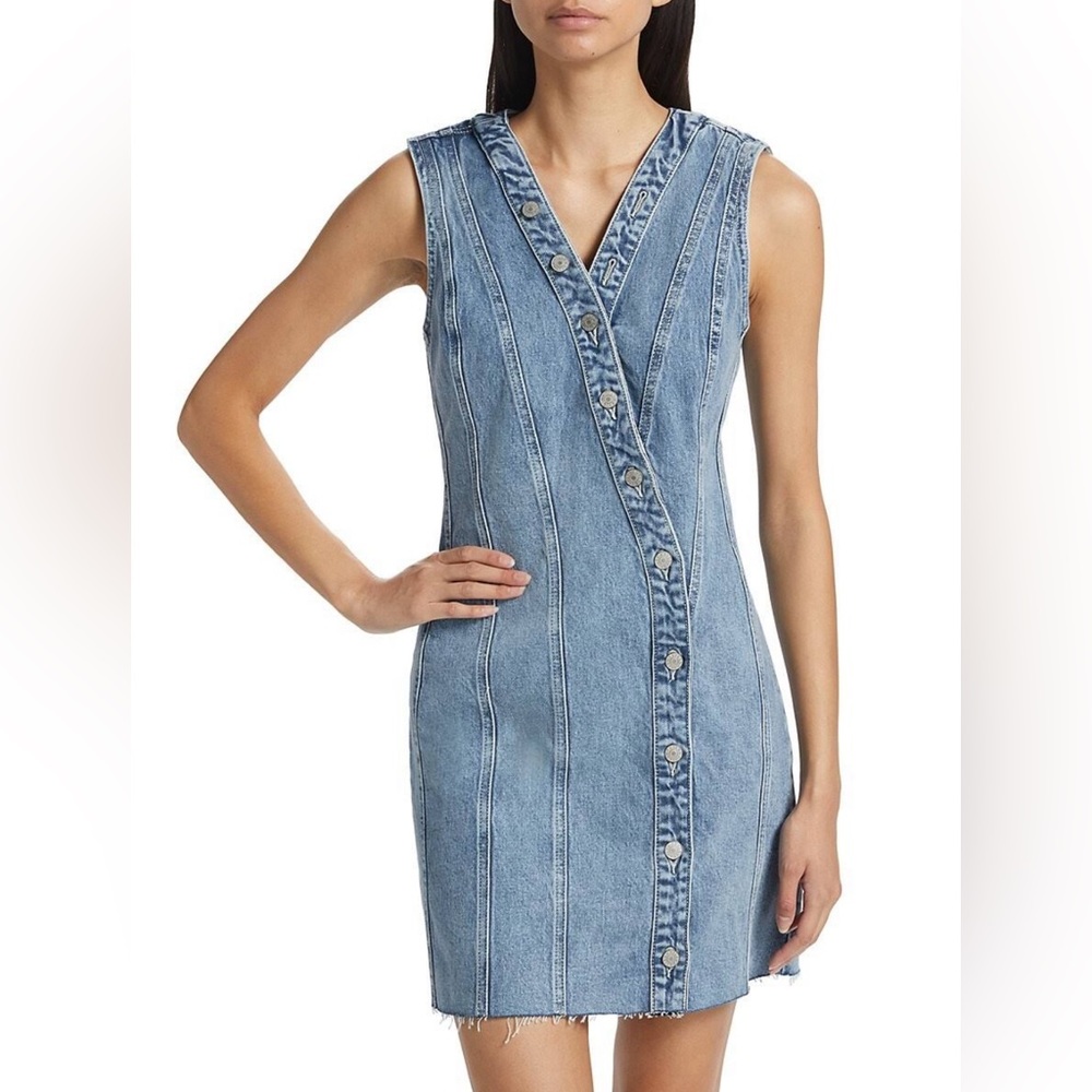 Rails Light Blue Denim Mini Dress